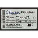 Pump, Bath, Waterway Genesis, 9.0A, 115v, 1-1/2", OEM, AS, Refurb : 321JF10-0150