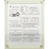 Pump, Pentair WFK-4, 1.0hp, 208-230/460v, 3-Phase, Super Duty : 011641