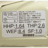 Pump, Pentair WhisperFlo VST, 2.6thp, 115v/208-230v, 2" : 011533