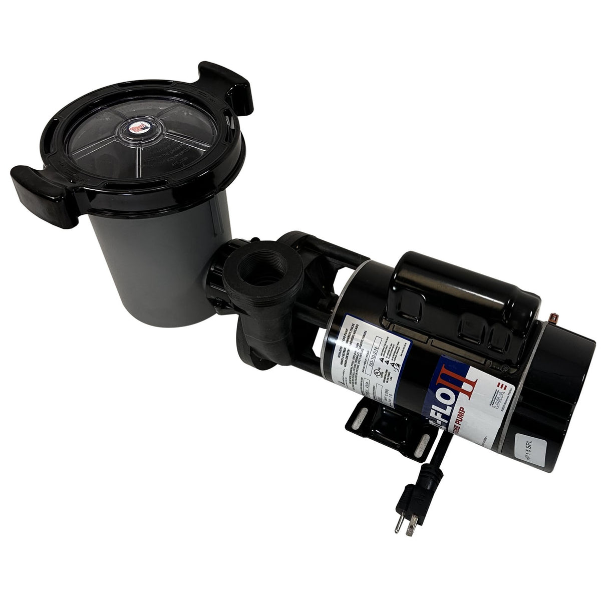 Pump, WW Hi-Flo II, 1.0SPL, 1-Spd, 115v, 6"Trp, ft Nema, Vert : SD-07-1-N