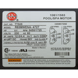 Ex2 3Hp Full Rt 230V 2Spd 2"In 56Fr 12.0/4.4Amp : 3721621-1W