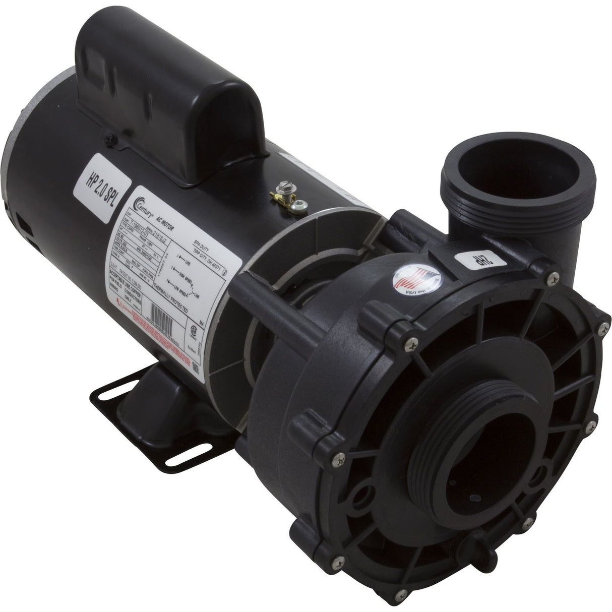 Pump, WW Ex2, 2.0SPL, 230v, 2-Spd, 48fr, 9.0A, 2", OEM : 3421021-1U