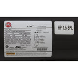 Pump, WW Hi-Flo, 1.5SPL, 115v, 2-Spd, 48fr, 2", OEM : 3420610-10