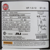 Pump, Aqua Flo FMCP, 1.0hp, 115v, 2-Spd, 48fr, 1-1/2", OEM : 02610000-1010