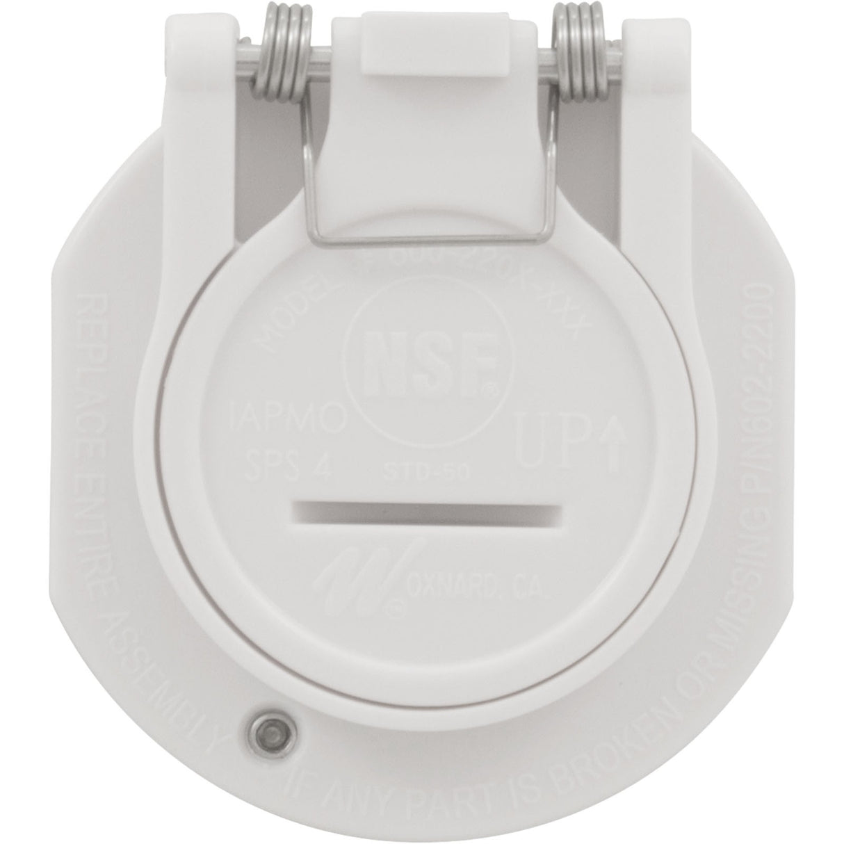 Vac Lock 1 1/2"Mpt -White : 600-2200