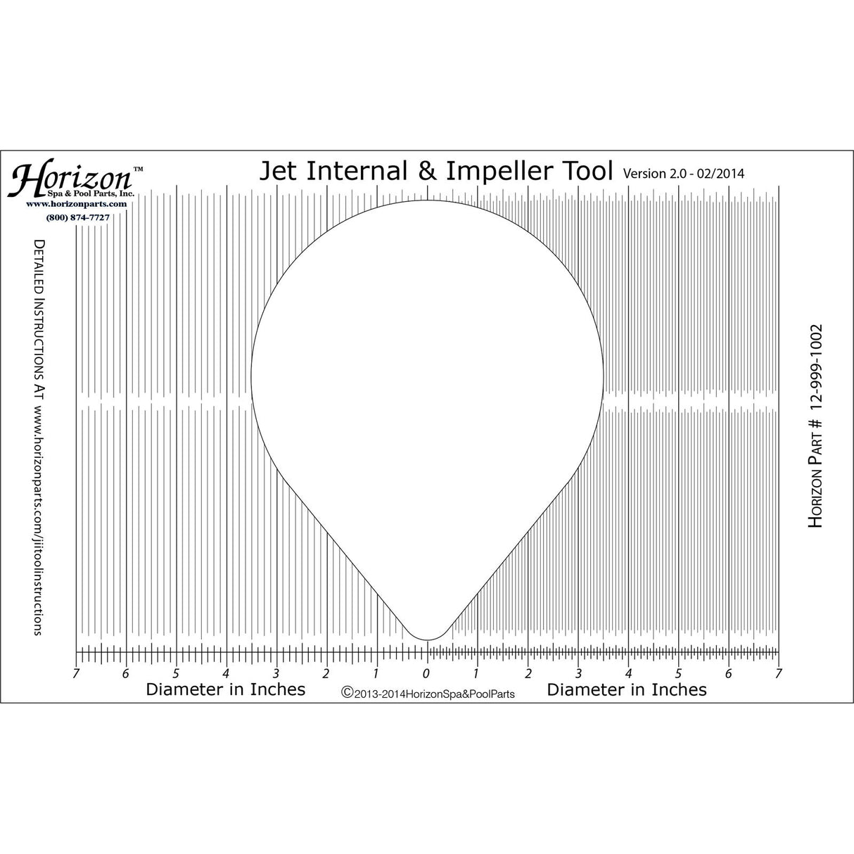 Horizon Jet Internal and Impeller Tool : 12-999-1002