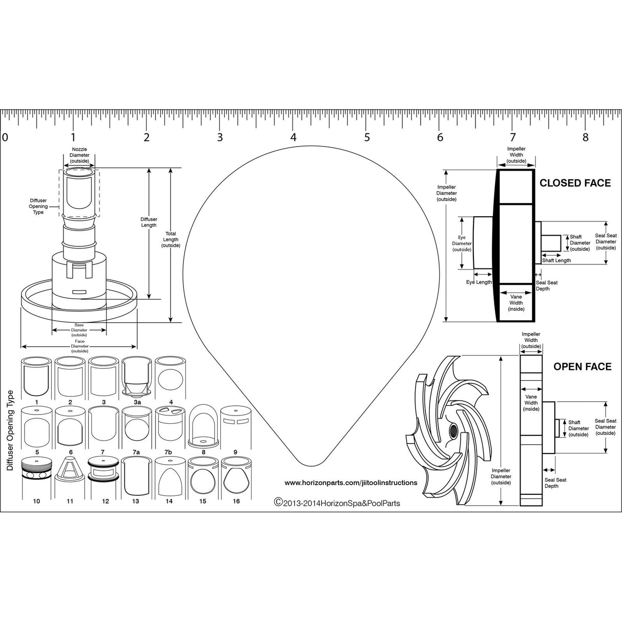 Horizon Jet Internal and Impeller Tool : 12-999-1002