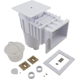 Fiberglass Skimmer (Regular Mouth, Square Lid) White, Solid : 25160-010-001