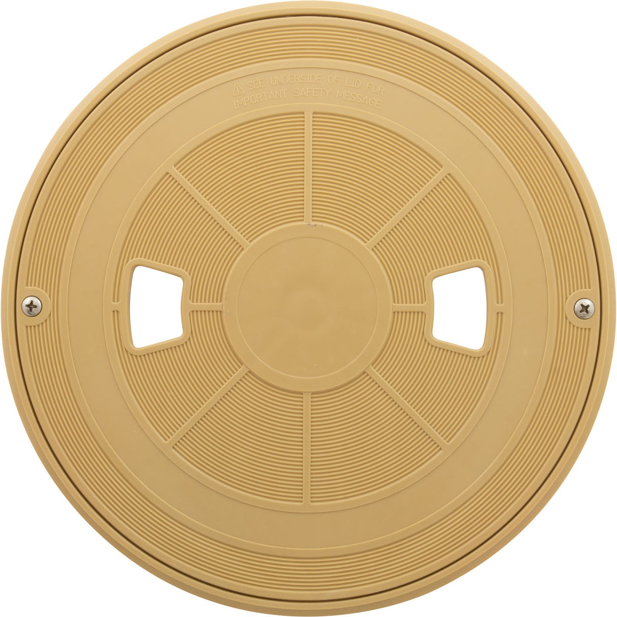 Skimmer Lid, Aquastar, w/Collar, Tan : SKRT108