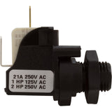 Air Switch, Latching, 9/16-18 Thread W.Retaining W/Nut. : 6871-AEF-U526