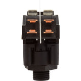 Air Switch, Tecmark, TBS 317, DPDT, 20A, thd, latch : TBS317