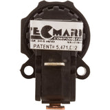 Air Switch, Tecmark, SPNO, 25 Amp, Latching, Center Spout : TBS3207A