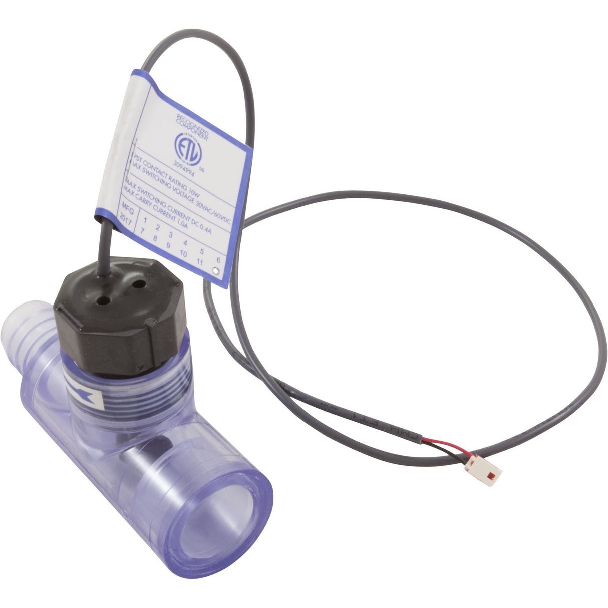 Flow Switch, D-1 Repl, 3/4" Slip x 3/4" Barb : 1710-130
