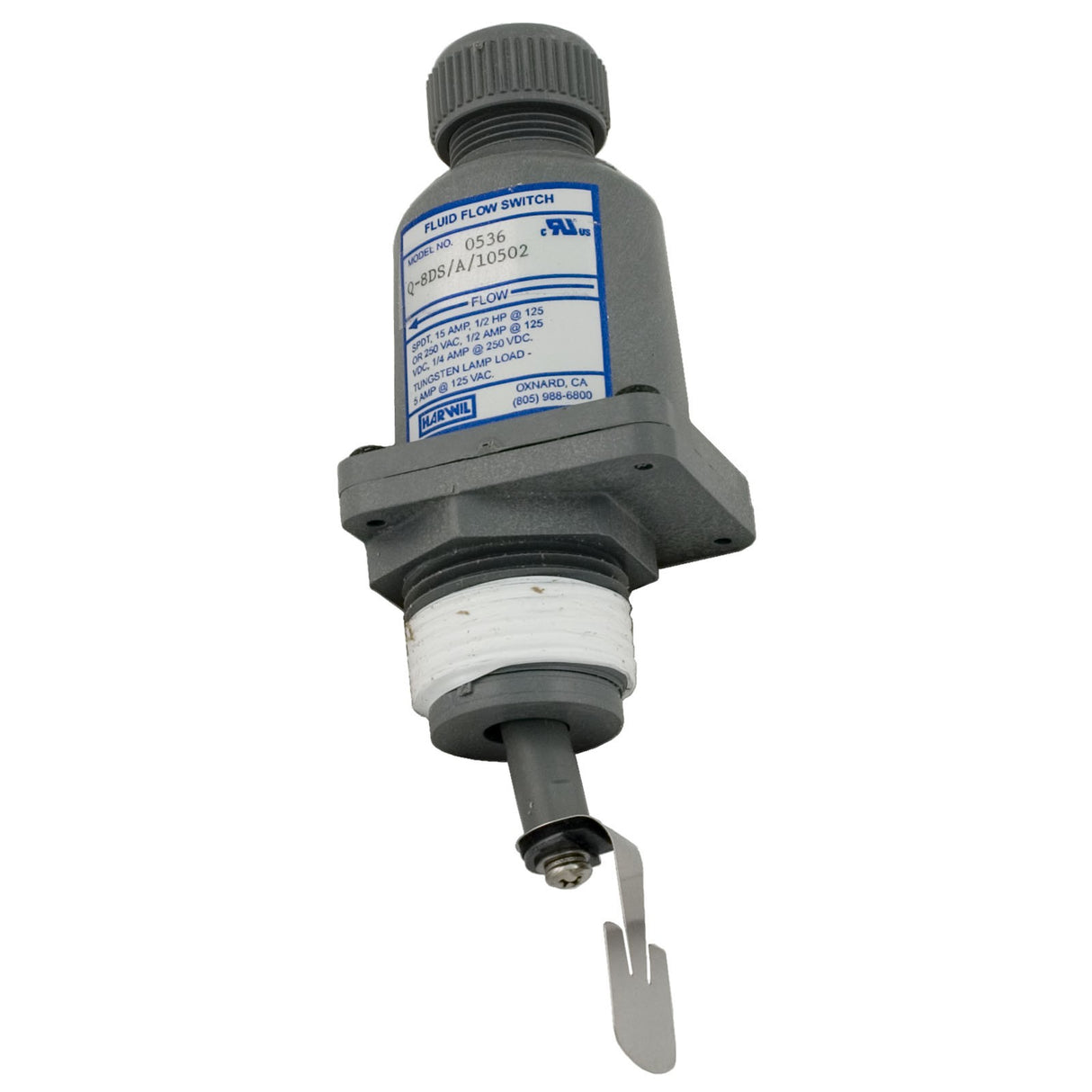 Flow Switch, Harwil Q8DS, 1"mpt, 25A, w/Drag Strip : Q8DS/A/10502