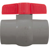 2" Pvc Compact Ball Valve Soc Epdm Tpv Gray : QVC1020SSEG