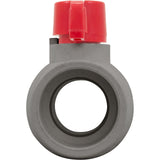 2" Pvc Compact Ball Valve Soc Epdm Tpv Gray : QVC1020SSEG