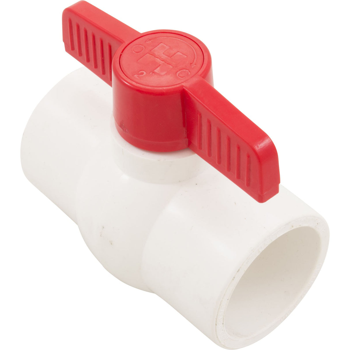 2" Pvc Compact Ball Valve Soc Epdm Tpv White : QVC1020SSEW