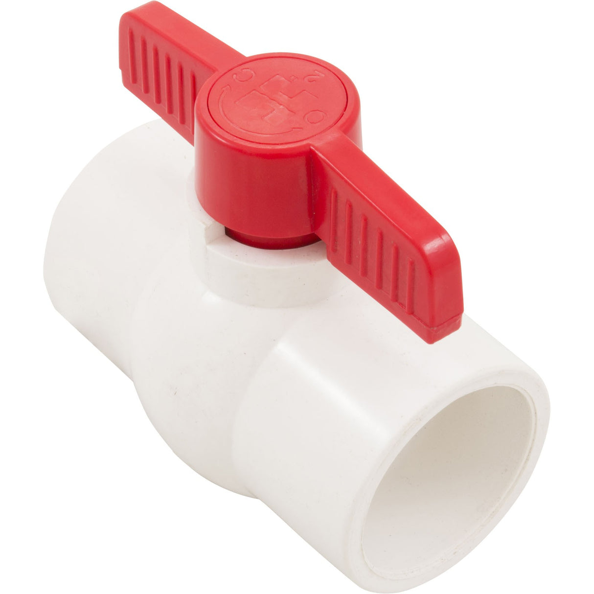 2" Pvc Compact Ball Valve Soc Epdm Tpv White : QVC1020SSEW