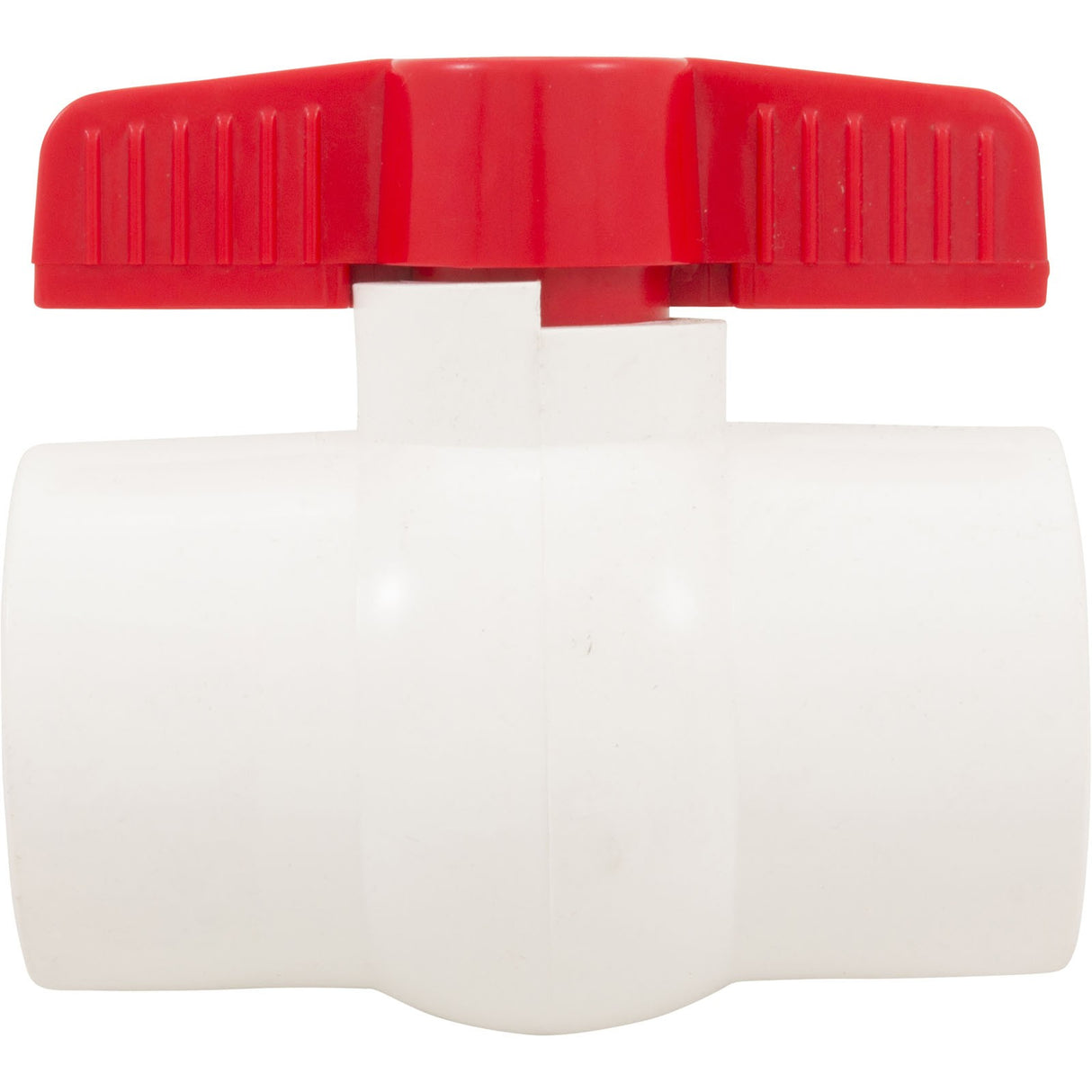 2" Pvc Compact Ball Valve Soc Epdm Tpv White : QVC1020SSEW