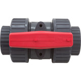 True Union Ball Vlv Gray 1-1/2" Pvc Epdm Soc/Thd : TBB1015CPEG
