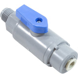 Ball Valve, Rola-Chem, Quick Connect, 1/4" Tubing x 1/4"mpt : 550054