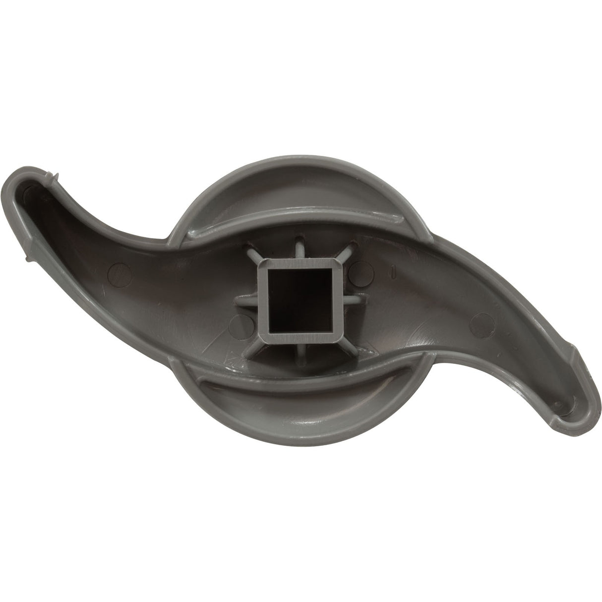 2" Top Access Valve, Smooth "S" Handle - Grey : 602-3757