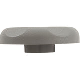 Cap - 1" T/A Diverter Text. 5Sclp. - Gray : 602-4437