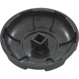 Knob, Waterway, 6 Spoke, Dark Gray : 602-4549-dsg