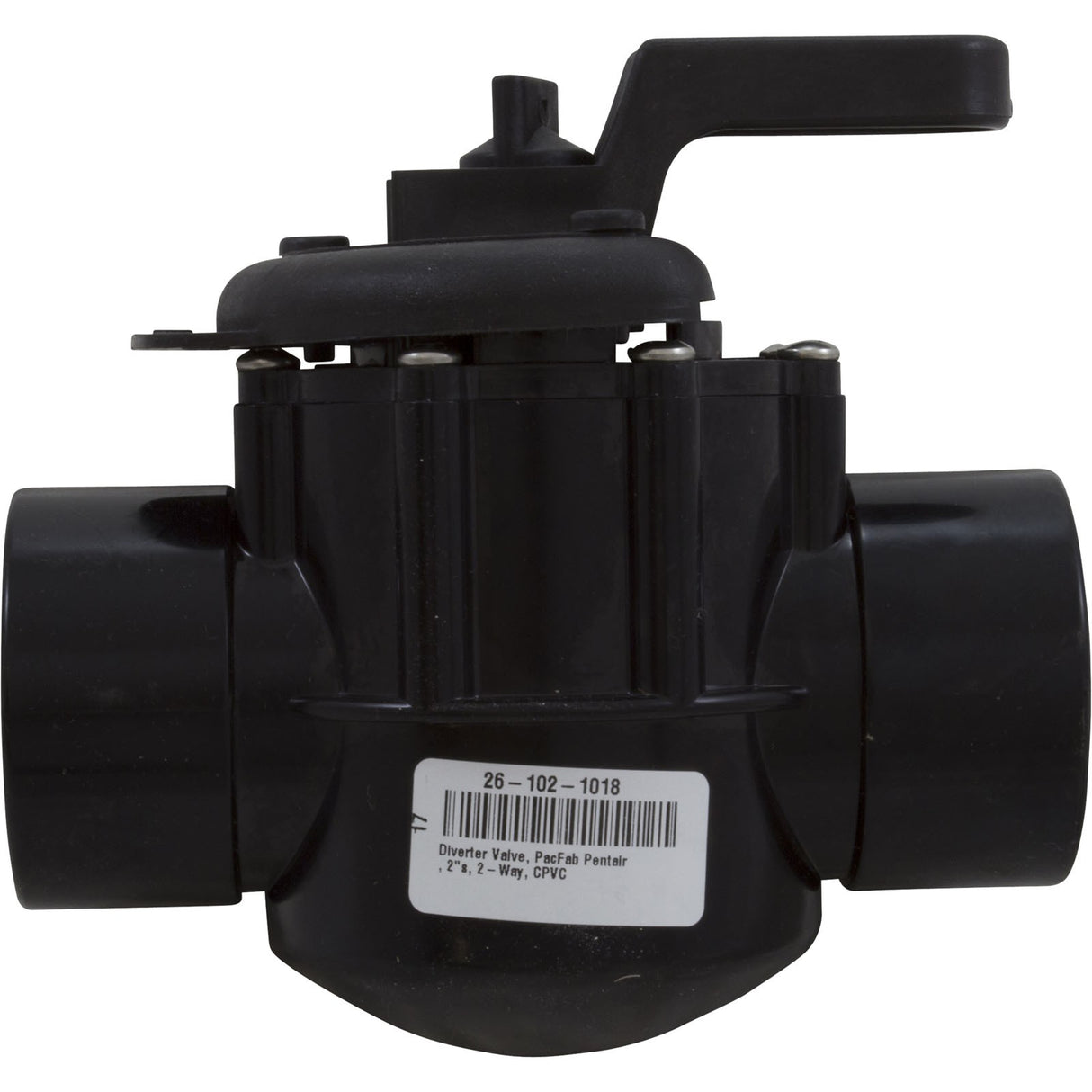 Diverter Valve, PacFab Pentair, 2"s, 2-Way, CPVC : 263027