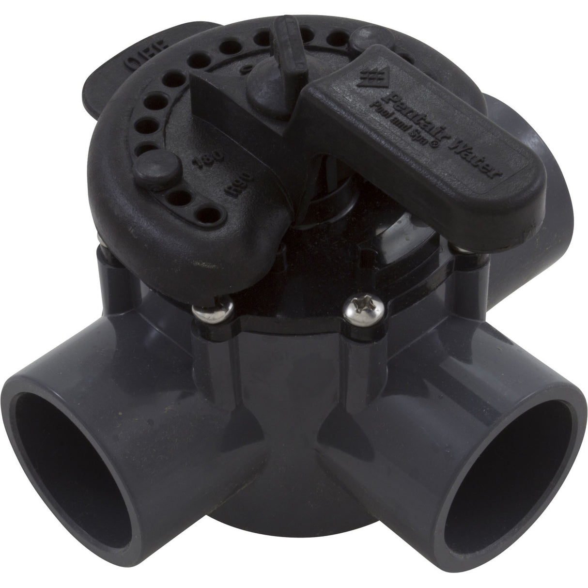 Diverter Valve, Pentair, 2" Spigot x 1-1/2" Slip, 3 Way : 263037