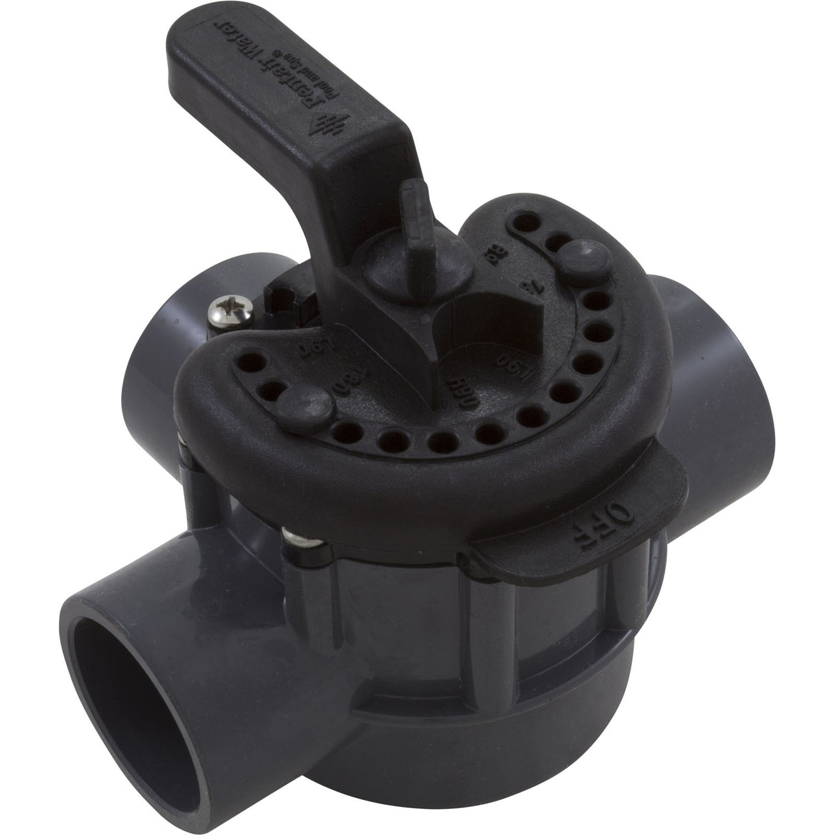 Diverter Valve, Pentair, 2" Spigot x 1-1/2" Slip, 3 Way : 263037