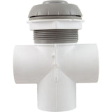 Diverter Valve, WW, 2", 2 Port, Top Mount, Notched, Gray : 600-3067