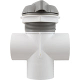 Diverter Valve, WW, 2", 2 Port, Top Mount, Notched, Gray : 600-3067