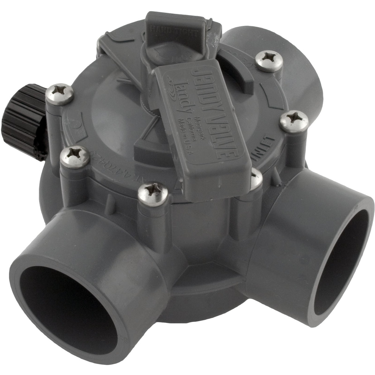 Diverter Valve, Jandy/Zod, 1-1/2"s/2"spg Pos Seal, 3 Way, Gray : 1154