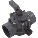 Diverter Valve, Jandy/Zod, 2"s/2-1/2"spg Pos Seal, 2 Way, Gray : 2876