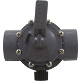 Diverter Valve, Jandy/Zod, 2"s/2-1/2"spg Pos Seal, 2 Way, Gray : 2876