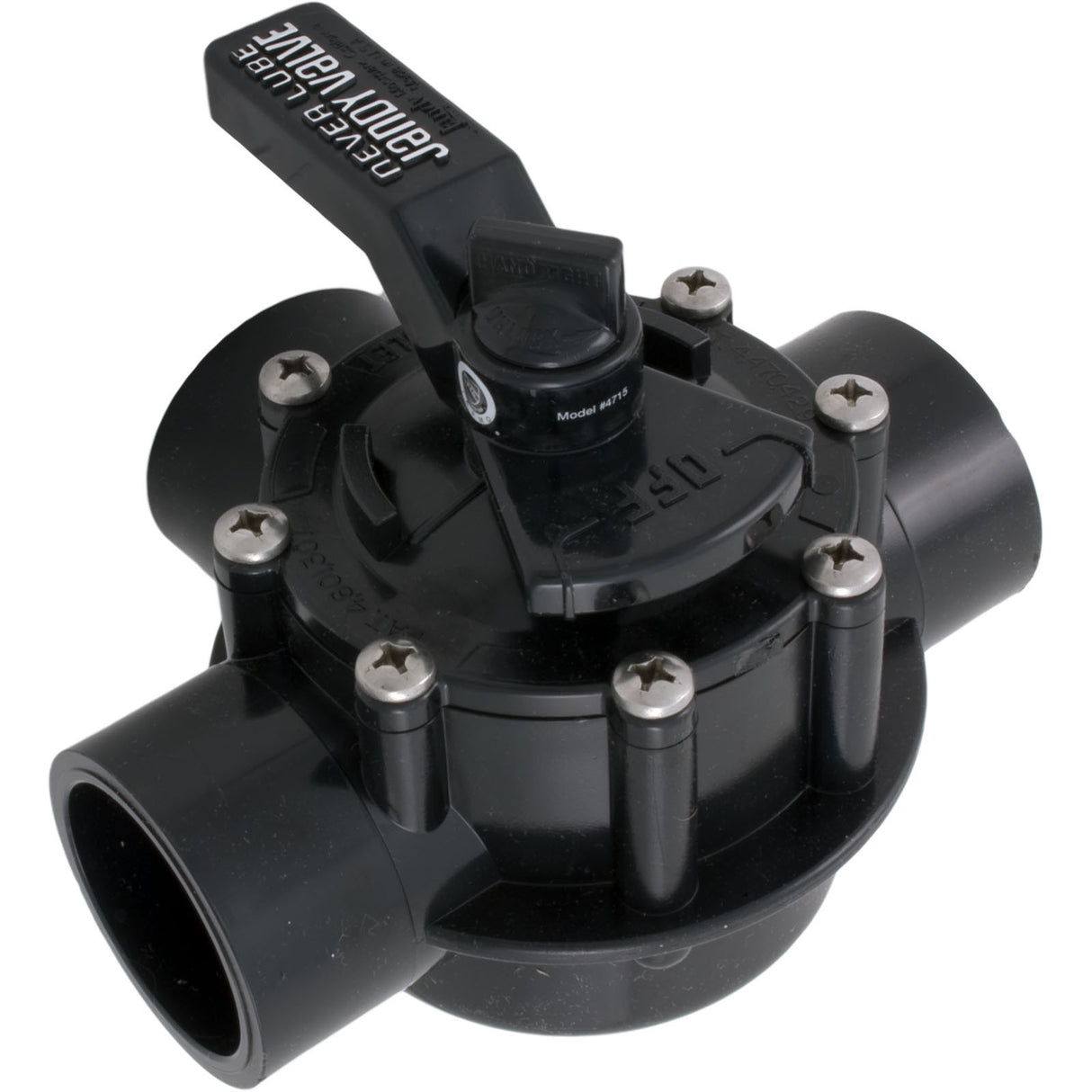 Dvtr Valve, Jandy Neverlube, 1-1/2"s/2"spg Pos Seal, 3 Port : 4715