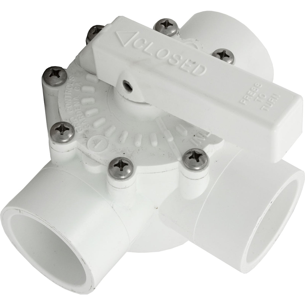 Diverter Valve, Grid Controls, 1-1/2" Slip/2" Spigot, 3 Port : 03000