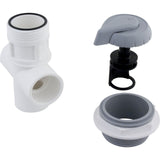 Diverter Valve, Hydro-Air/BWG Hydroflow, 1"s, 2 Port, Gray : 11-4020GRY