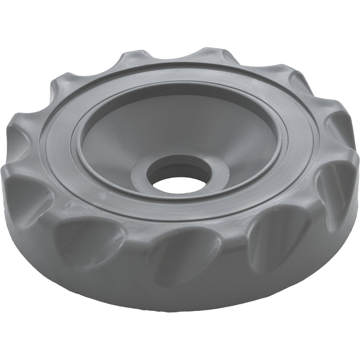 Cap, WW Top Access Diverter Valve, 2", Scalloped, Gray : 602-3537