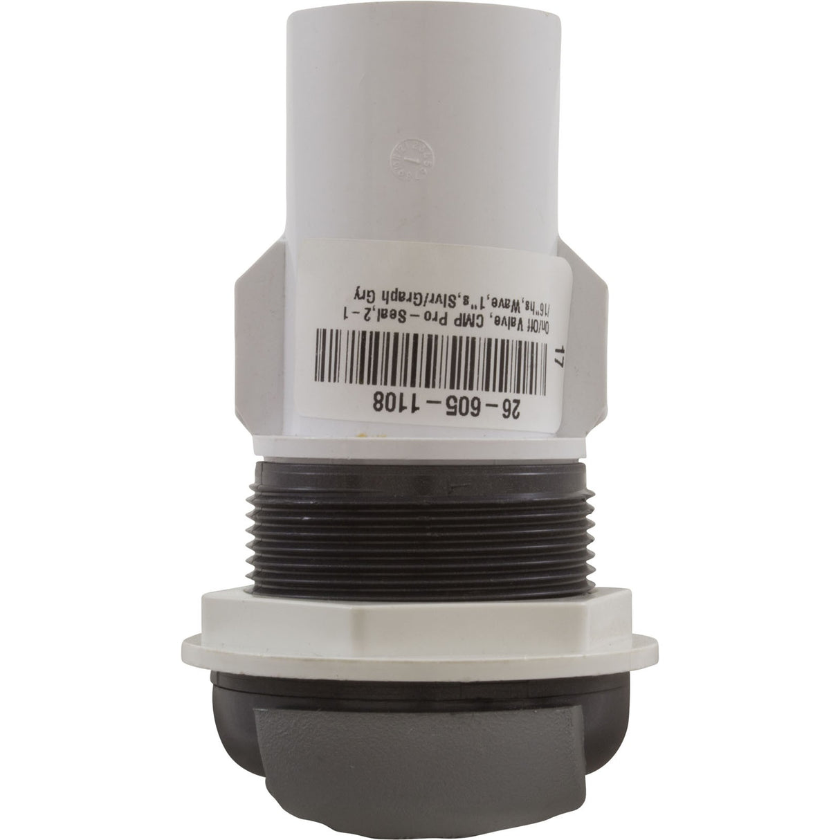 On/Off Valve, CMP Pro-Seal, 2-1/16"hs, Wave, 1"s, Slvr/Graph Gry : 25036-707-000