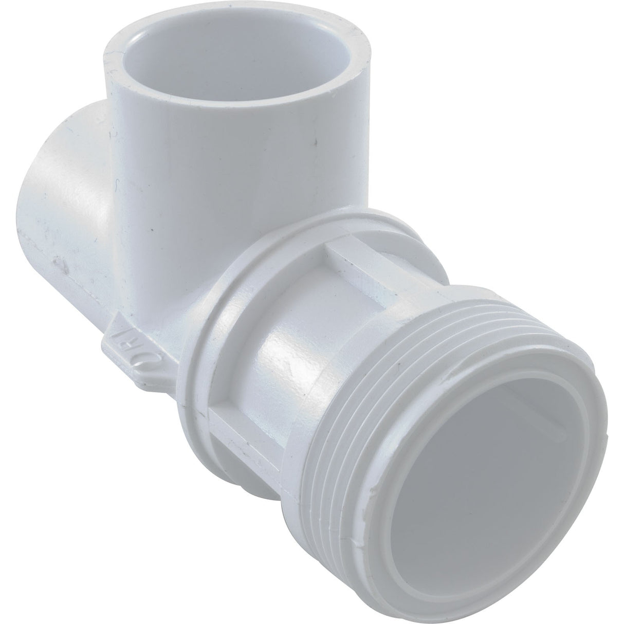 Body, Waterway Single Port On/Off Valve, 1-13/16"mpt, White : 602-4320