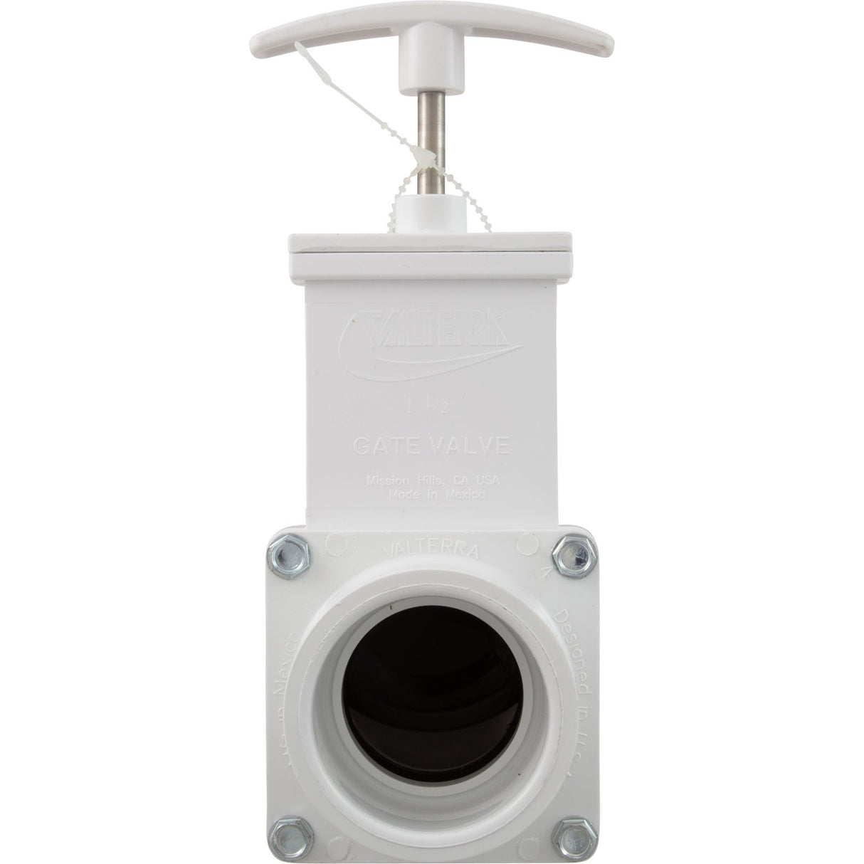 Gate Valve, 3 pc, Valterra, 1-1/2" Slip x 1-1/2" Slip, 45psi : 6101X