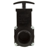 Gate Valve, 3 pc, Valterra, 1-1/2"s x 1-1/2"mpt, 45psi, Black : 7105