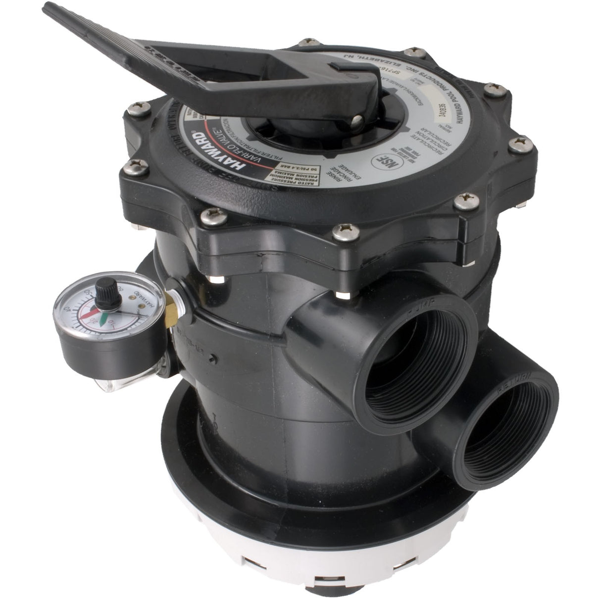 Multiport Valve, Hayward SP071620T, 2", 6 Pos, with Clamp : SP071620T