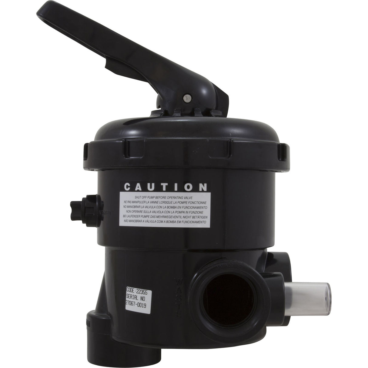 MPV, Astral Sand Filter, 1-1/2", Side Mount, 6 Position : 22355