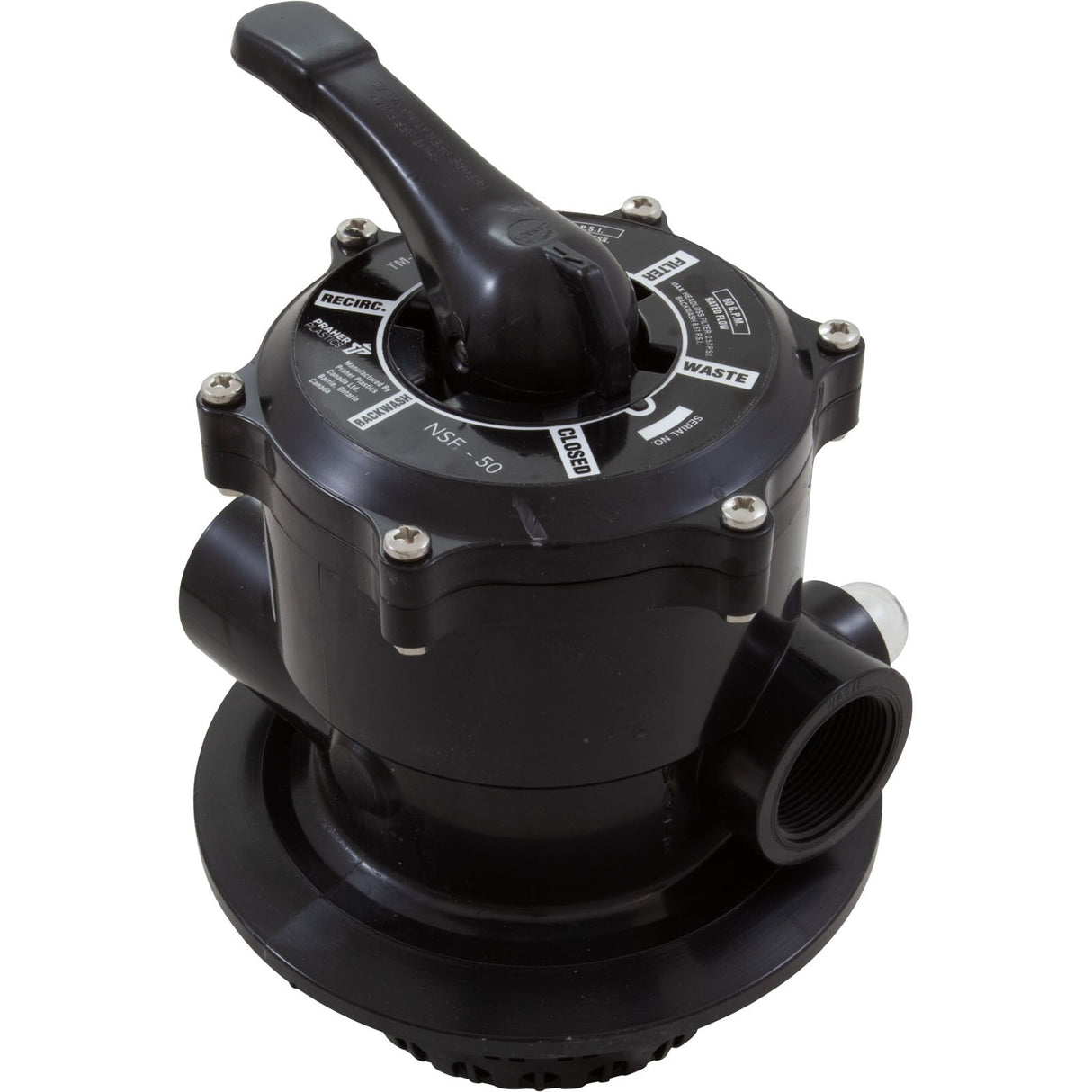 Multiport Valve, Praher TM-12-L, 1-1/2" Female Pipe Thread : TM-12-L