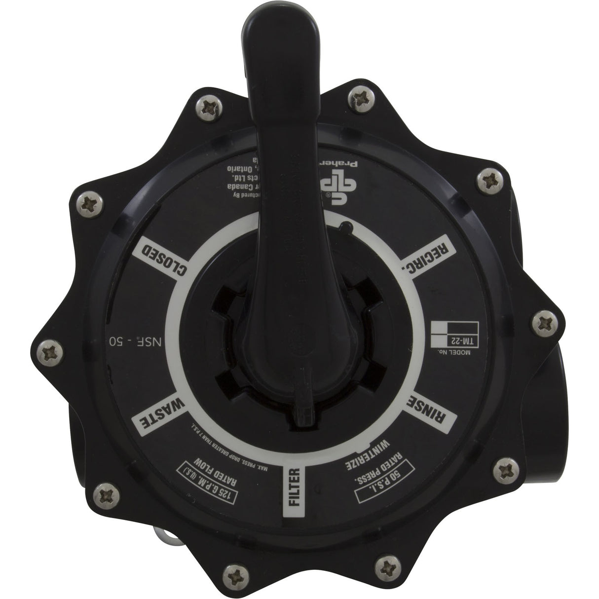 Multiport Valve, Praher TM-22-E, 2" Female Pipe Thread : TM-22-E