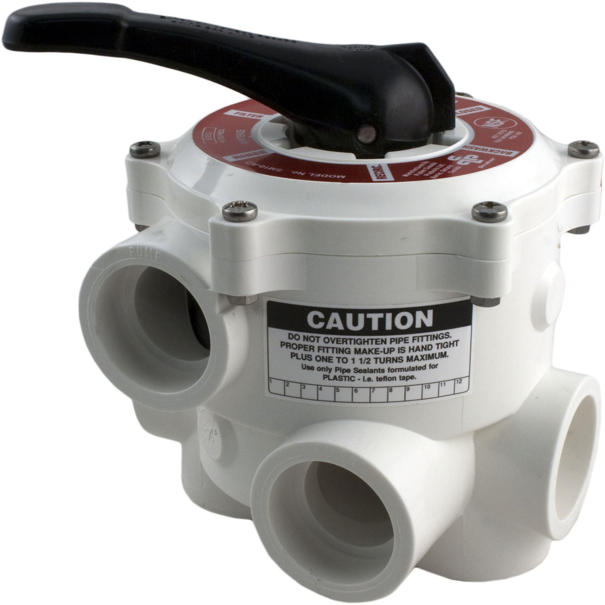 Multiport Valve, Praher SM-10-A0S, 1-1/2" Slip : SM-10-AOS