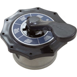 Lid Assembly, Pentair 2" Top Mount Hybrid Valve, 6 Position : 272568Z